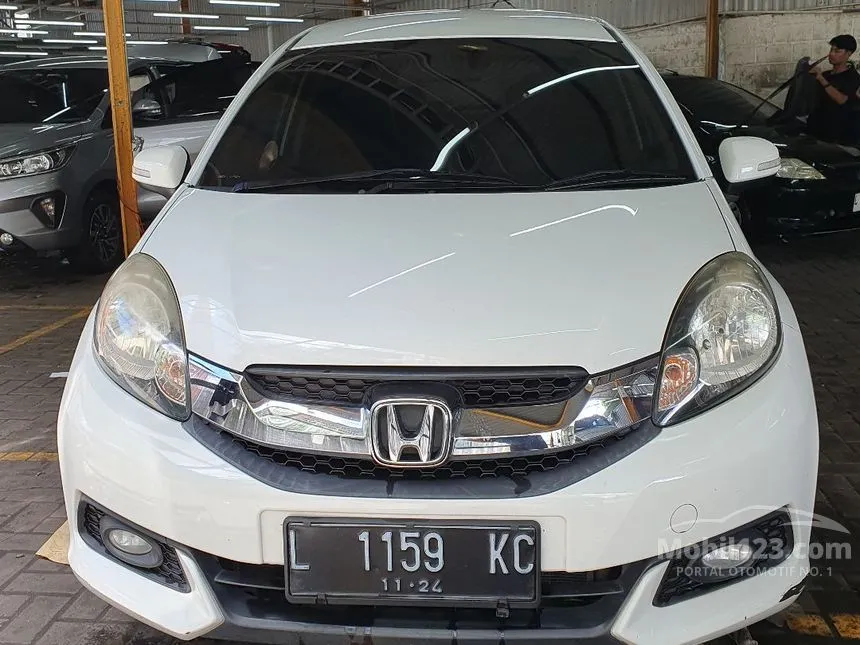 Jual Mobil Honda Mobilio 2014 E 1.5 di Jawa Timur Automatic MPV Putih Rp 128.000.000