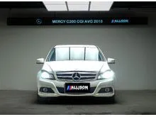 2013 Mercedes-Benz C200 1.8 CGI Sedan AT  Putih Dp 5,9 Jt No Pol Ganjil