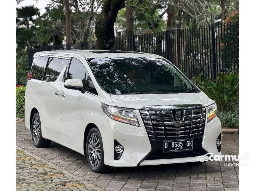 Jual Mobil Toyota Alphard 2017 G 2.5 di Banten Automatic MPV Putih Rp 635.000.000