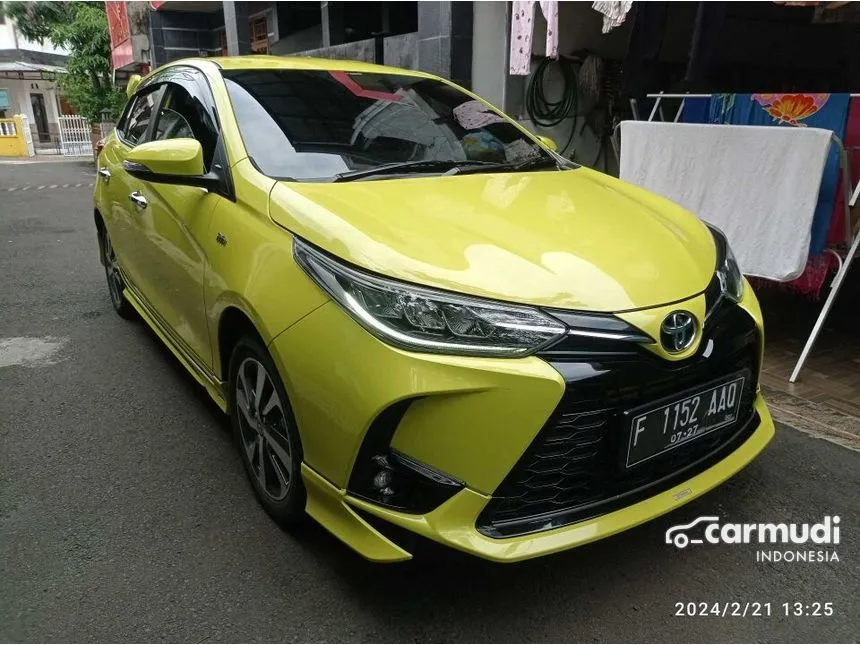 Jual Mobil Toyota Yaris 2022 S GR Sport 1.5 di DKI Jakarta Automatic Hatchback Kuning Rp 231.000.000