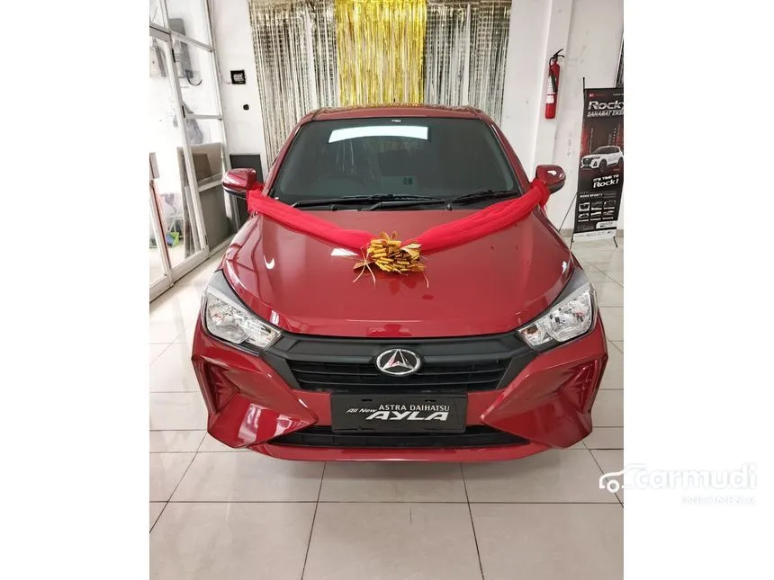 Jual Mobil Daihatsu Ayla 2024 X 1.0 di Jawa Barat Manual Hatchback Merah Rp 127.800.000