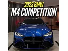 2023 BMW M4 3.0 Competition Coupe Blue on Orange ATPM Biru