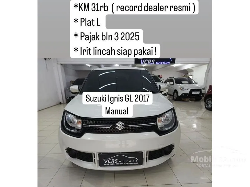 Jual Mobil Suzuki Ignis 2017 GL 1.2 di Jawa Timur Manual Hatchback Putih Rp 127.000.000