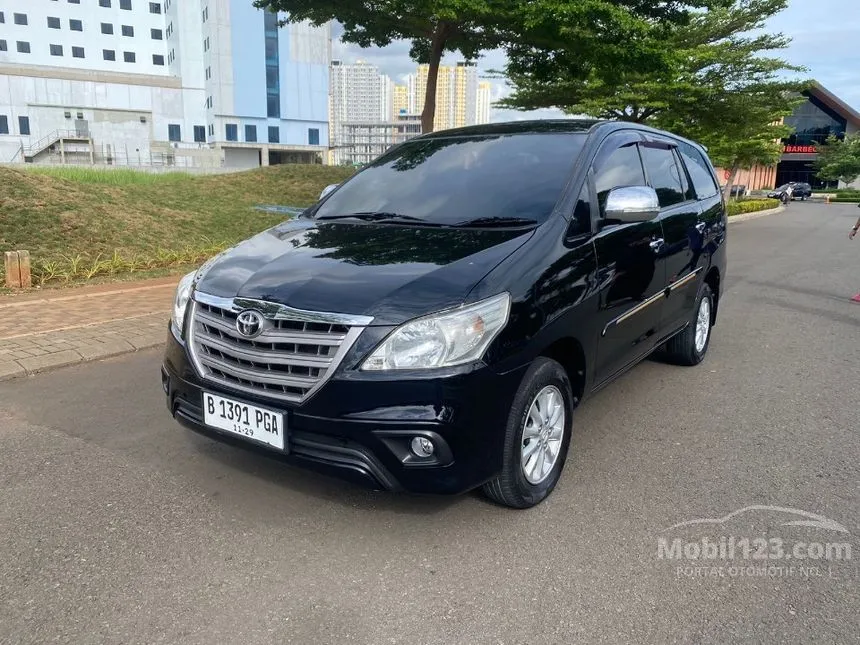 Jual Mobil Toyota Kijang Innova 2014 E 2.0 di DKI Jakarta Manual MPV Hitam Rp 153.000.000