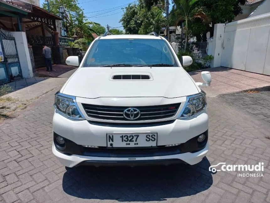Jual Mobil Toyota Fortuner 2014 G TRD 2.5 di Jawa Timur Manual SUV Putih Rp 275.000.000
