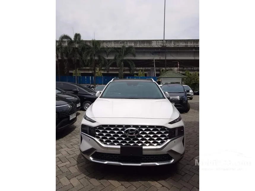 Jual Mobil Hyundai Santa Fe 2023 Prime 2.5 di Jawa Barat Automatic SUV Putih Rp 557.000.000