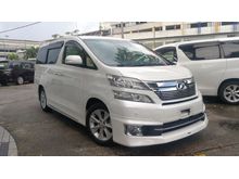 2012 Toyota Vellfire 2.4 V SPEC (MODELISTA KIT, FRONT POWER SEAT, 7 SEATER)