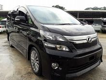 2013 Toyota Vellfire 2.4 Golden Eye 7 SEAT 2 PWR DOOR PWR BOOT UNREG 2013 13