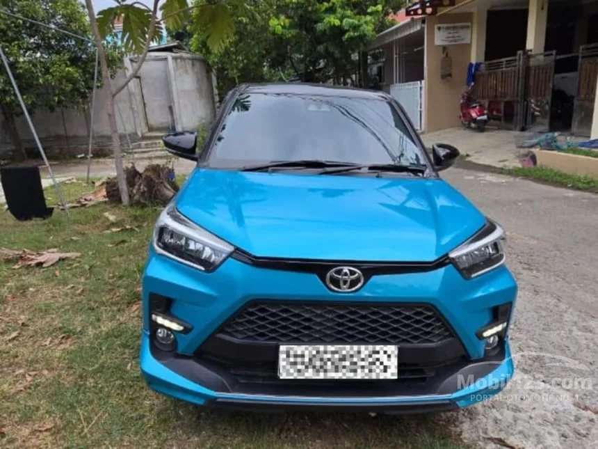 Jual Mobil Toyota Raize 2022 GR Sport TSS 1.0 di Banten Automatic Wagon Biru Rp 215.000.000