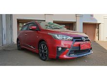 Toyota Yaris S TRD Sportivo AT 2017 Merah Facelift - Low KM 17 ribuan - Tangan 1 - Service Record - MURAH