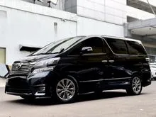 TOYOTA VELLFIRE 2.4 Z AT 2012 HITAM