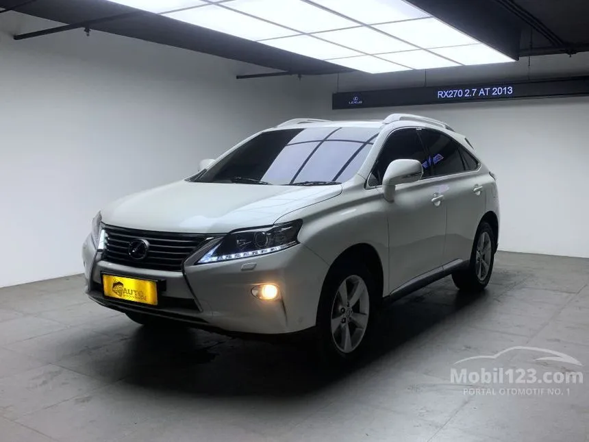 Jual Mobil Lexus RX 270 2013 2.7 di DKI Jakarta Automatic SUV Putih Rp 325.000.000