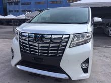 2015 Toyota Alphard 2.5 SC G GL MPV POWER BOOT JBL 7 SEATER CREAM INTERIOR UNREG