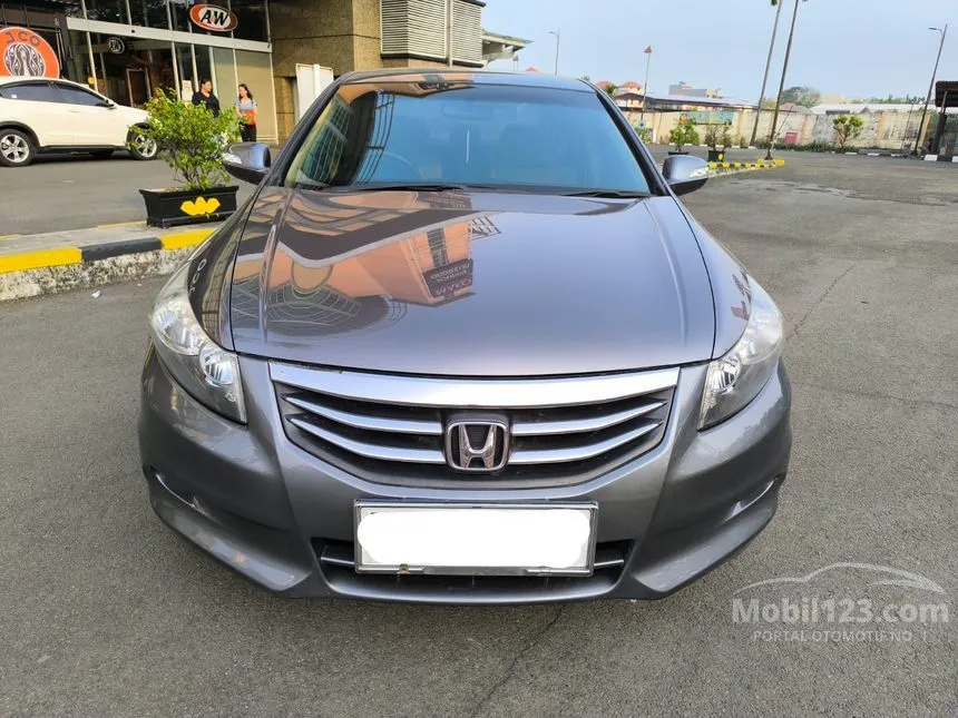 Jual Mobil Honda Accord 2012 VTi 2.4 di DKI Jakarta Automatic Sedan Abu