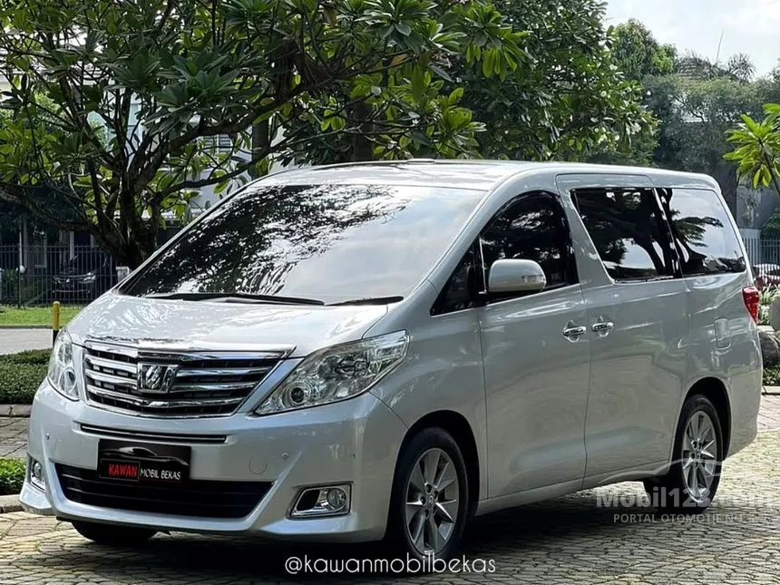 Jual Mobil Toyota Alphard 2013 G 2.4 di Banten Automatic MPV Silver Rp 265.000.000