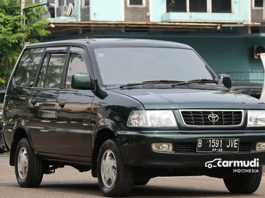 Jual Mobil Toyota Kijang 2002 LGX 1.8 di DKI Jakarta Manual MPV Hijau Rp 75.000.000