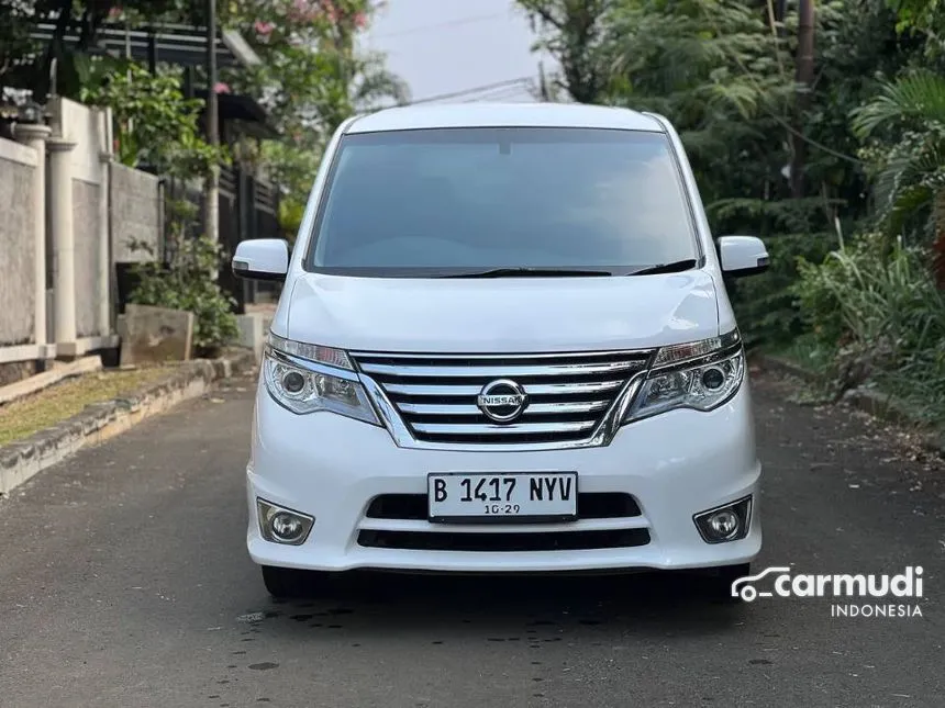 Jual Mobil Nissan Serena 2017 Highway Star 2.0 di Banten Automatic MPV Putih Rp 178.000.000