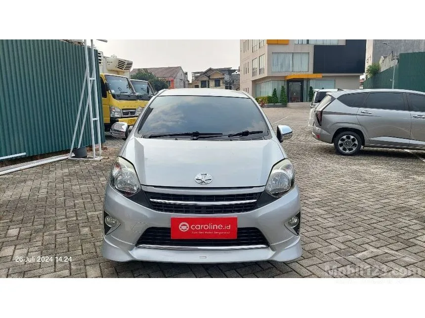 Jual Mobil Toyota Agya 2015 TRD Sportivo 1.0 di Jawa Barat Manual Hatchback Silver Rp 94.000.000