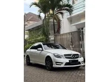 2013 Mercedes-Benz C250 1.8 CGI Sedan Plus Panoramic (Faktur 2014) White on Black Odo 40 Rb (TERMURAH)