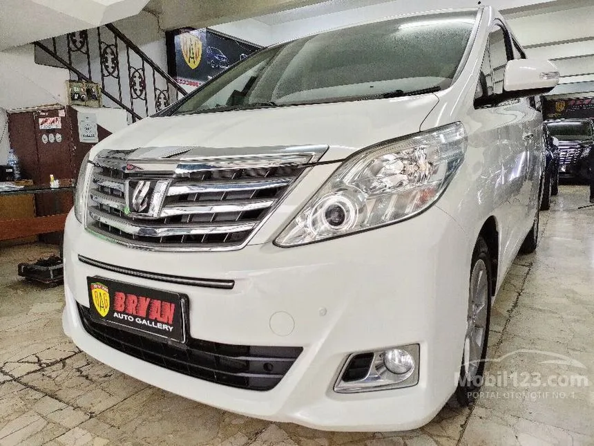 Jual Mobil Toyota Alphard 2012 V Q 3.5 di DKI Jakarta Automatic MPV Putih Rp 285.000.000