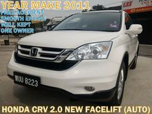 2011 Honda CR-V 2.0 i-VTEC (A) FREE ACCIDENT EXCELLENCE CONDITION