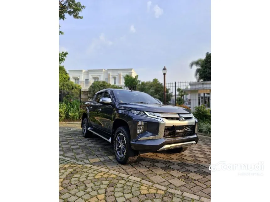 Jual Mobil Mitsubishi Triton 2020 Exceed Double Cab 4X4 2.4 di Banten Manual Pickup Hitam Rp 345.000.000
