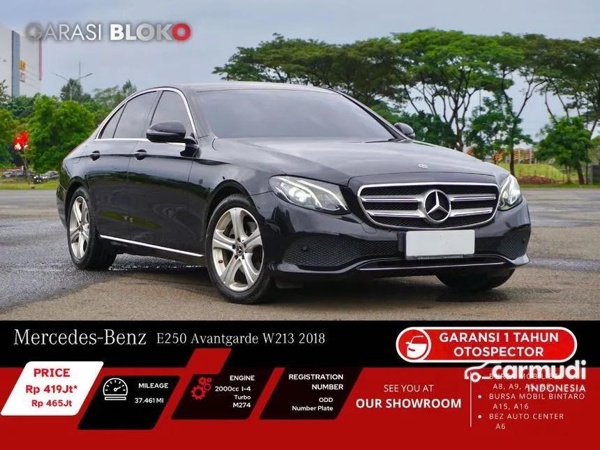 2018 Mercedes-Benz E250 Avantgarde CKD Sedan