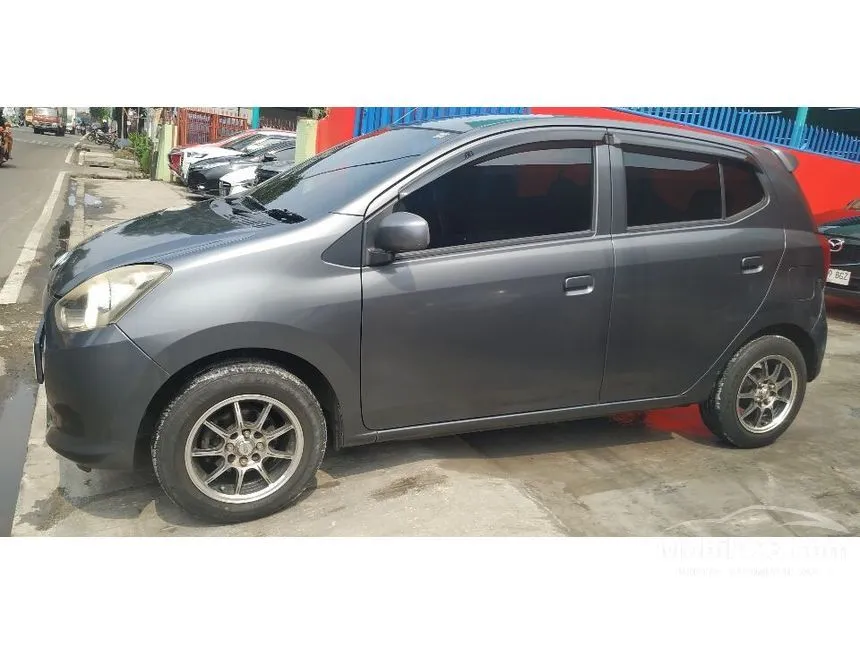 Jual Mobil Daihatsu Ayla 2014 M 1.0 di DKI Jakarta Automatic Hatchback Abu