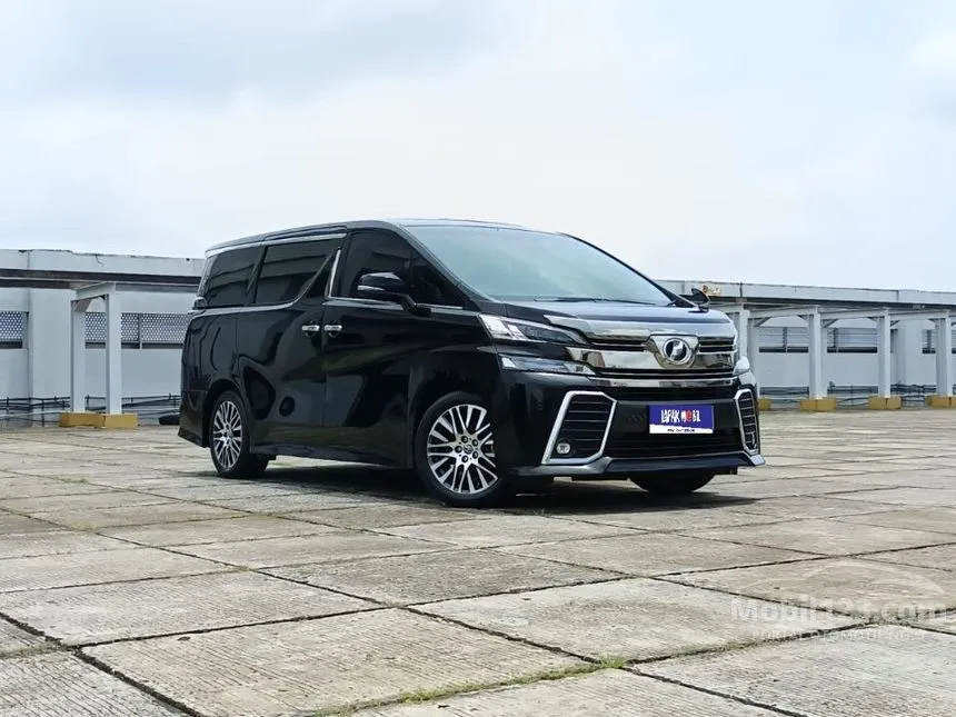 Jual Mobil Toyota Vellfire 2015 ZG 2.5 di DKI Jakarta Automatic MPV Hitam Rp 585.000.000