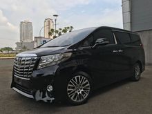 TOYOTA ALPHARD 2.5 G ATPM 2017 BLACK ON BEIGE
