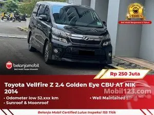 2014 Toyota Vellfire 2.4 Z MPV