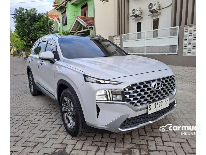 Jual Mobil Hyundai Santa Fe 2021 CRDi Prime 2.2 di Jawa Timur Automatic SUV Putih Rp 482.000.000