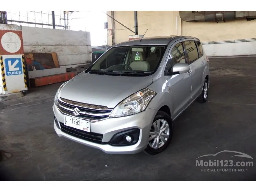 Jual Mobil Suzuki Ertiga 2017 GL 1.4 di Jawa Timur Automatic MPV Silver Rp 150.000.000