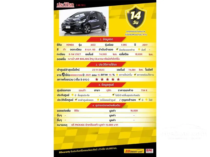 2017 Honda Jazz RS i-VTEC Hatchback