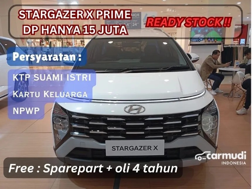 Jual Mobil Hyundai Stargazer X 2024 Prime 1.5 di DKI Jakarta Automatic Wagon Putih Rp 346.400.000