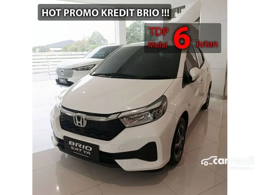 Jual Mobil Honda Brio 2024 E Satya 1.2 di Jawa Barat Automatic Hatchback Putih Rp 138.000.000