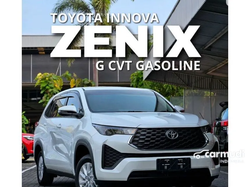 Jual Mobil Toyota Kijang Innova Zenix 2024 G (Non Premium Color) 2.0 di Banten Automatic MPV Putih Rp 399.000.000