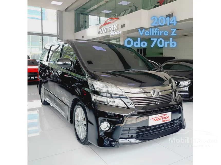 Jual Mobil Toyota Vellfire 2014 Z 2.4 di DKI Jakarta Automatic MPV Hitam Rp 299.000.000