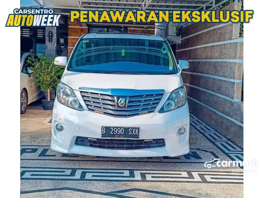 2012 Toyota Alphard S MPV