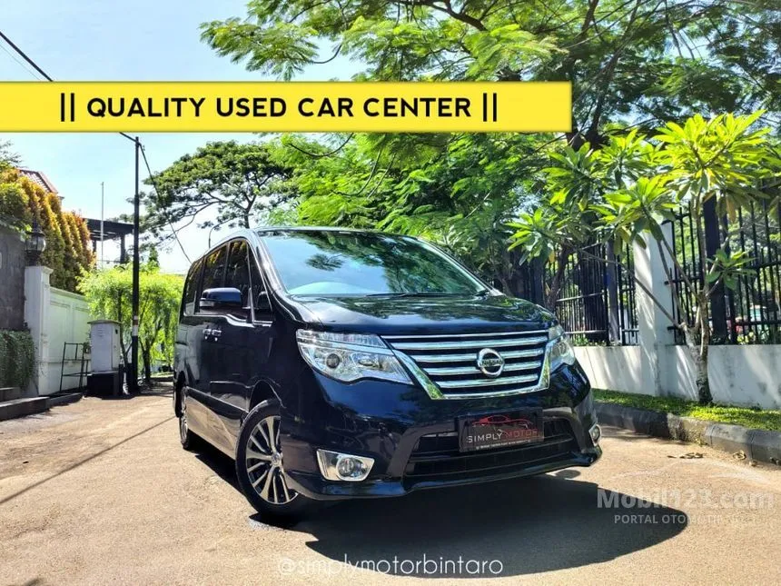 Jual Mobil Nissan Serena 2017 Highway Star 2.0 di DKI Jakarta Automatic MPV Hitam Rp 215.000.000