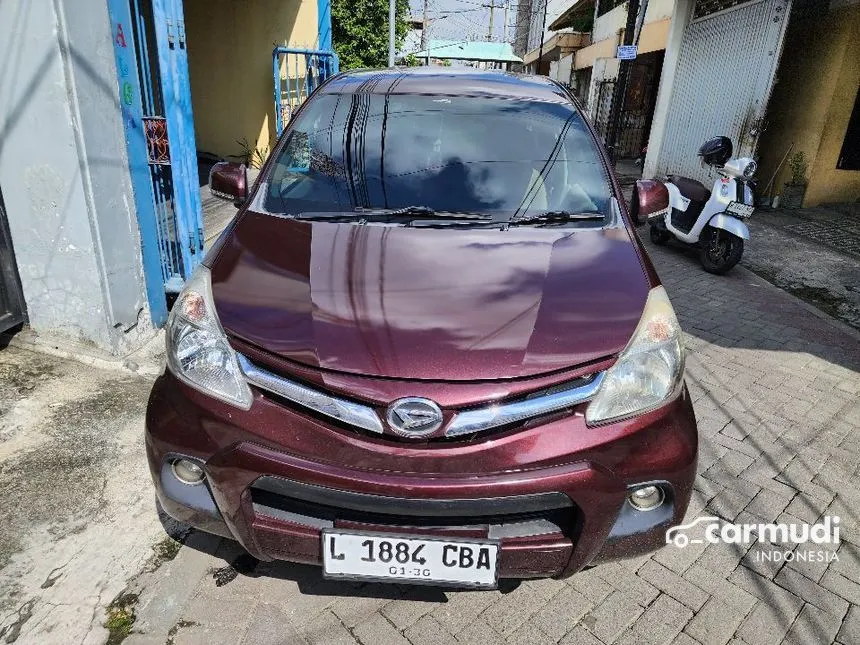 Jual Mobil Daihatsu Xenia 2013 R Deluxe Airbag 1.3 di Jawa Timur Automatic MPV Marun Rp 120.000.000