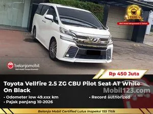 2015 Toyota Vellfire 2.5 ZG MPV