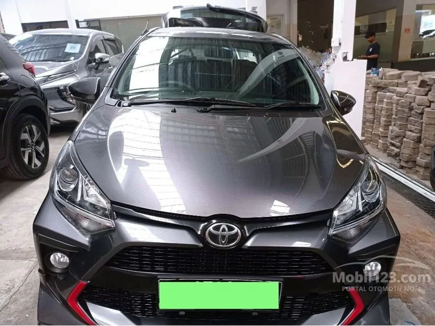 Jual Mobil Toyota Agya 2021 TRD 1.2 di Banten Automatic Hatchback Abu
