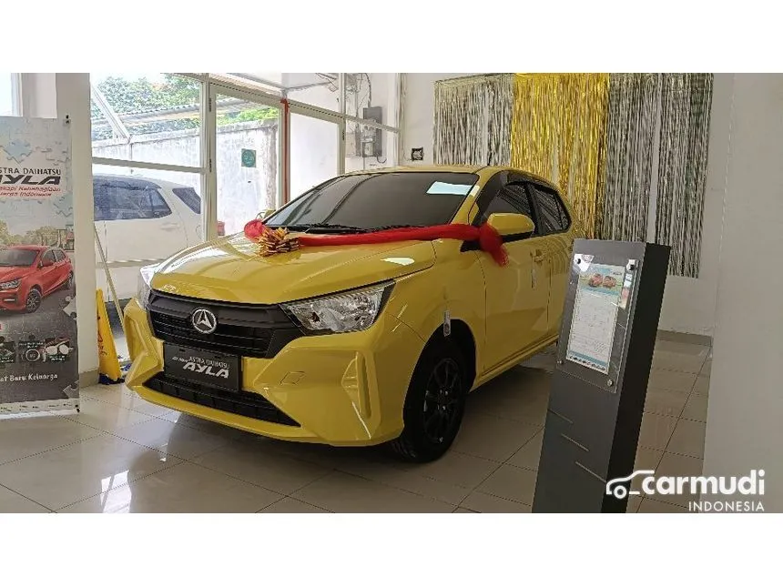 Jual Mobil Daihatsu Ayla 2024 X 1.0 di Banten Manual Hatchback Kuning Rp 147.700.000