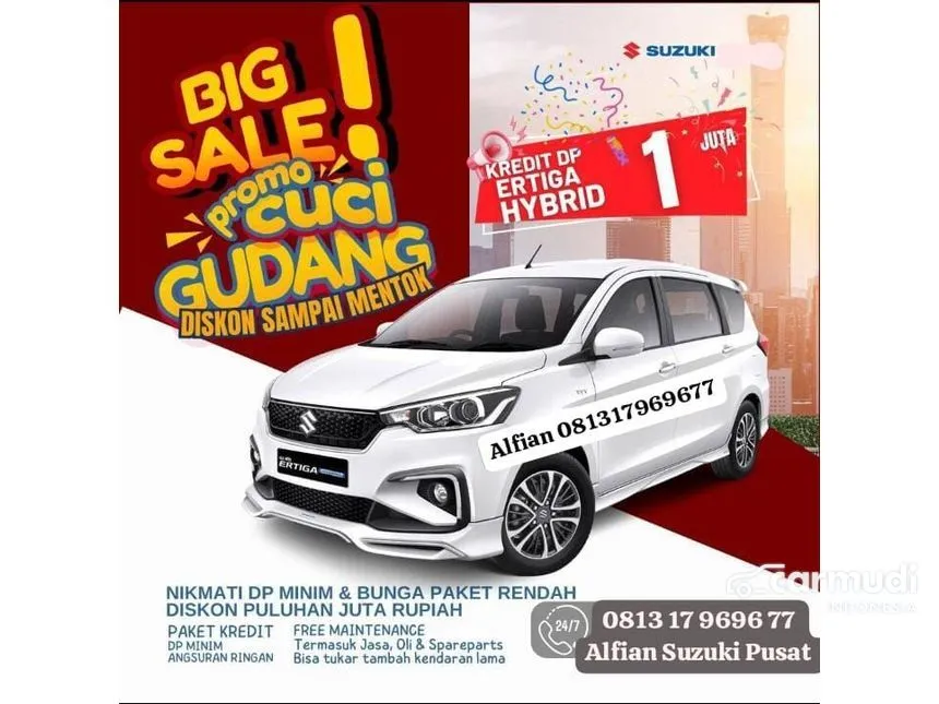 Jual Mobil Suzuki Ertiga 2024 GX Hybrid 1.5 di Banten Automatic MPV Putih Rp 202.000.000