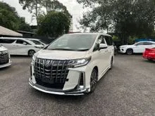 2021-23 Toyota Alphard 2.5 G S C Package 100 UNITS AVAILABLE 6A/5A LOW MILEAGE FULL SPEC JBL 360 DIM BSM AUTO PARKING