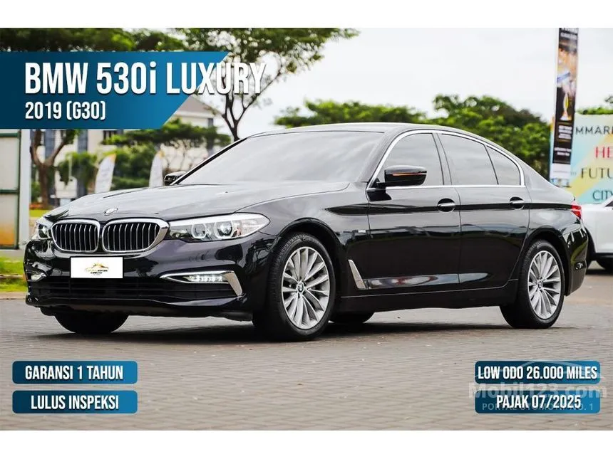 Jual Mobil BMW 530i 2018 Luxury 2.0 di Banten Automatic Sedan Hitam Rp 459.000.000