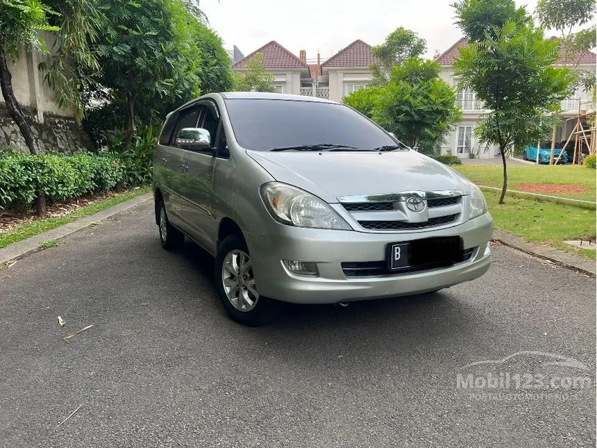 Jual Mobil Toyota Kijang Innova 2008 V 2.0 di Banten Automatic MPV Silver Rp 99.000.000