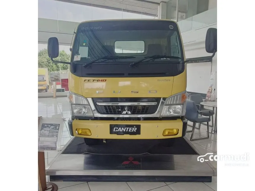 Jual Mobil Mitsubishi Fuso Canter 2024 FE74 HD 3.9 di Banten Manual Lorry Kuning Rp 415.000.000