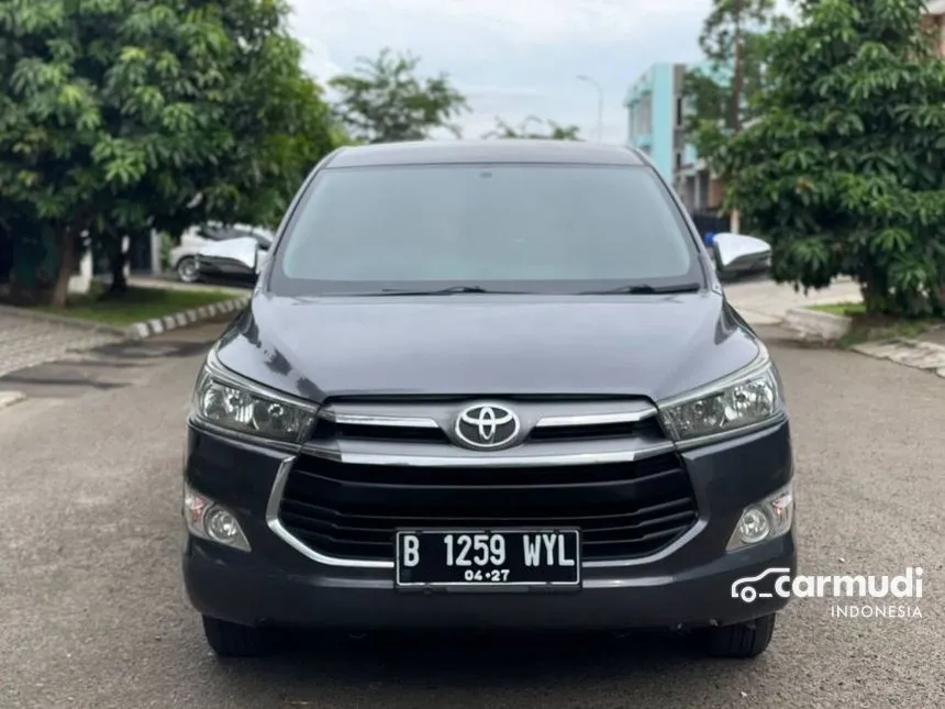 Jual Mobil Toyota Kijang Innova 2016 V 2.4 di Banten Manual MPV Abu
